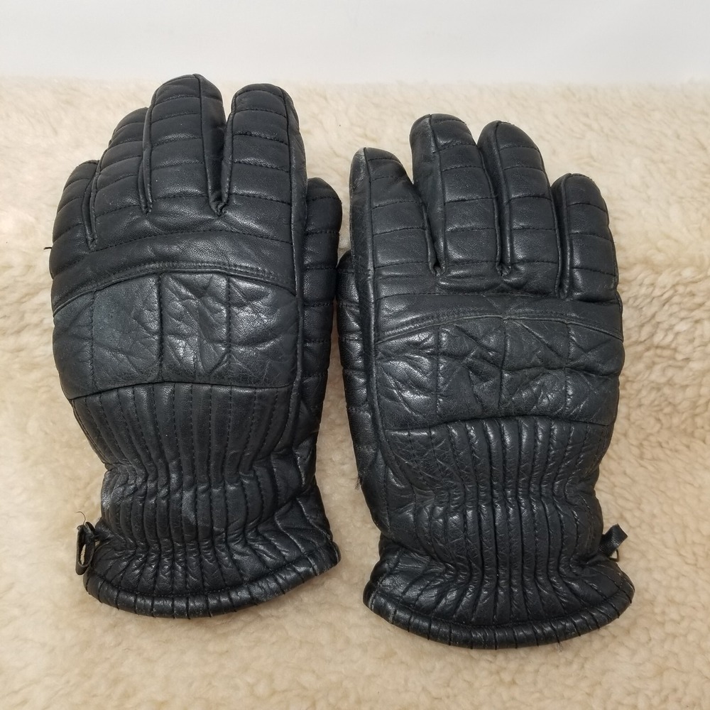 VTG OLYMPIA Top Grade Cowhide Gloves Made in Japan Sz Small Worn See Pics‎